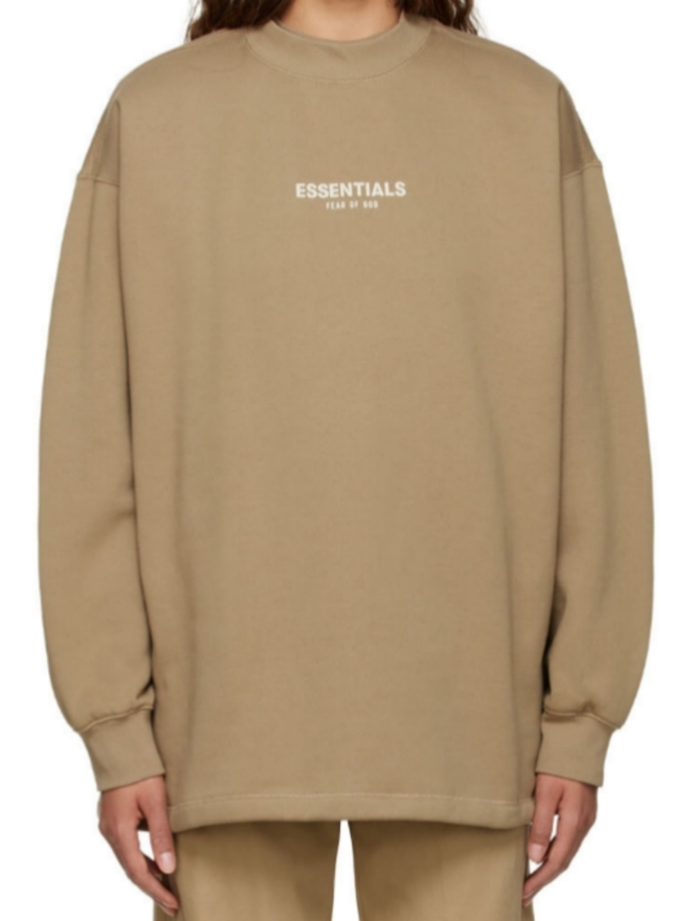 Essentials Fear of God Crewneck Oak Sweatshirt Oversized L